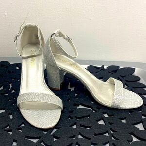 Silver Sandals 8